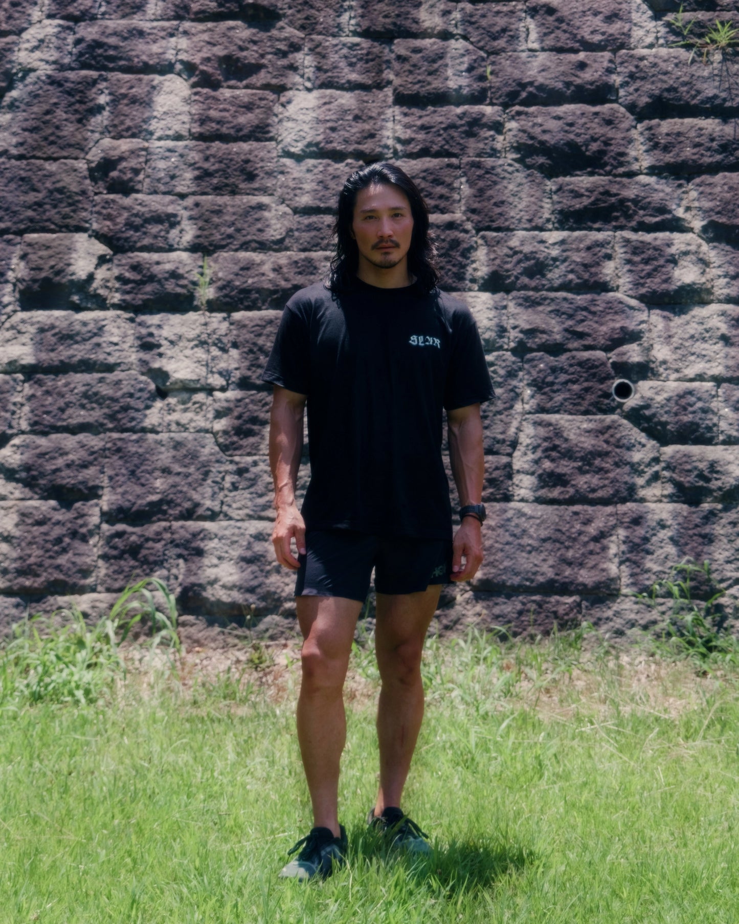 SLAR Blurred Graphic T-SHIRT【7/23-7/30 限定受注販売】