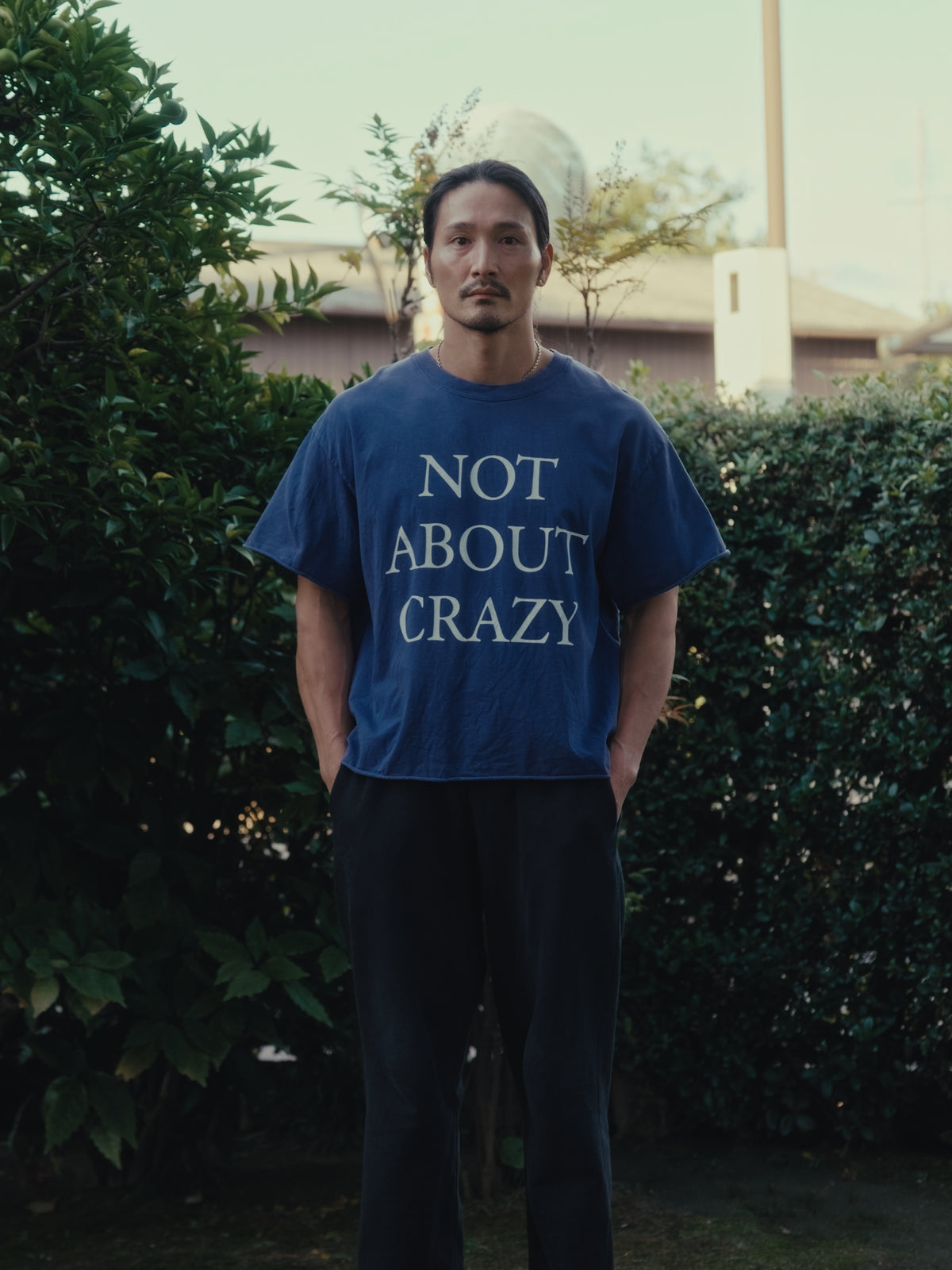 NOT ABOUT CRAZY CUT-OFF TEE