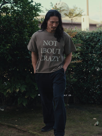 NOT ABOUT CRAZY CUT-OFF TEE