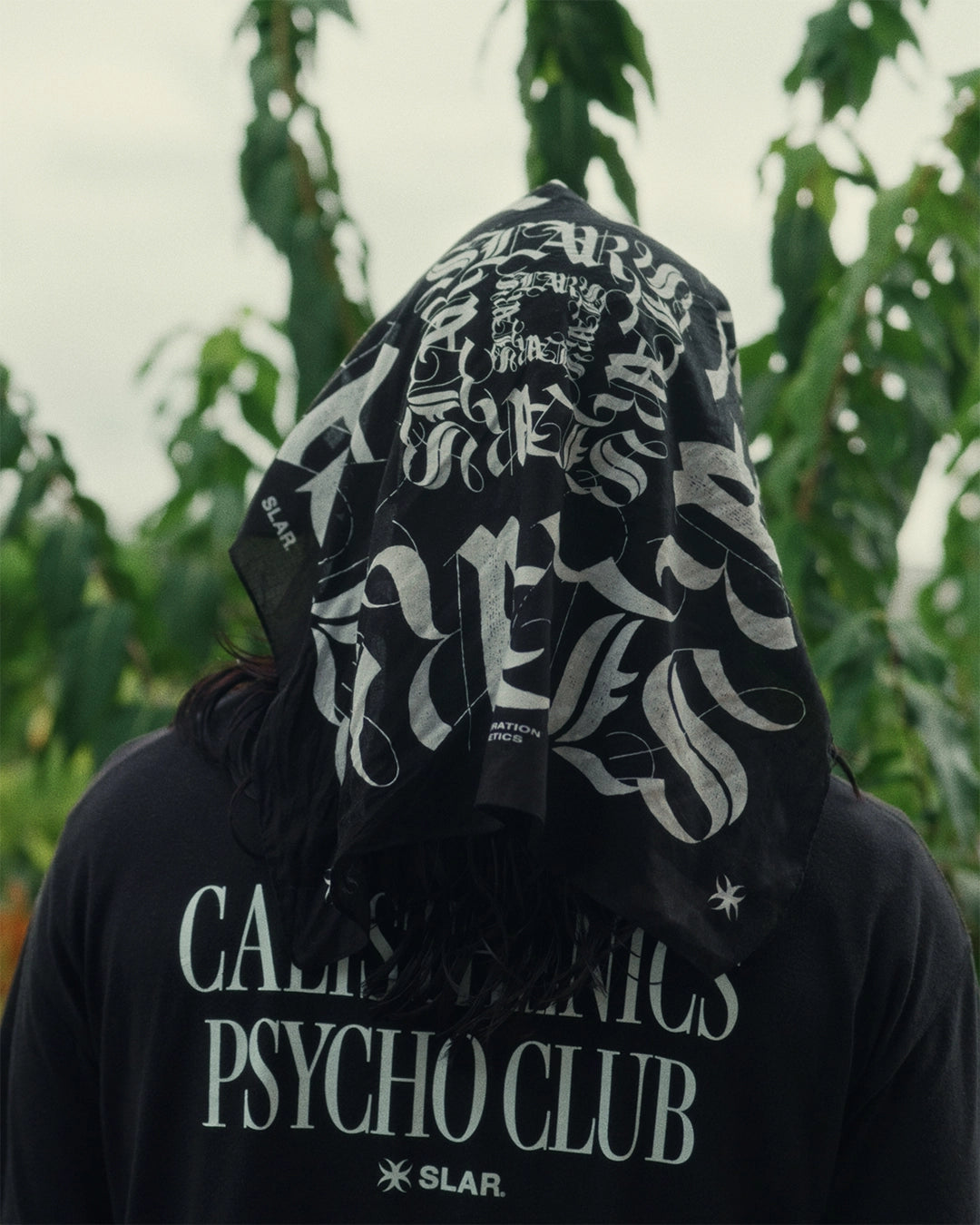 TYPOGRAPHIC MAZE BANDANA