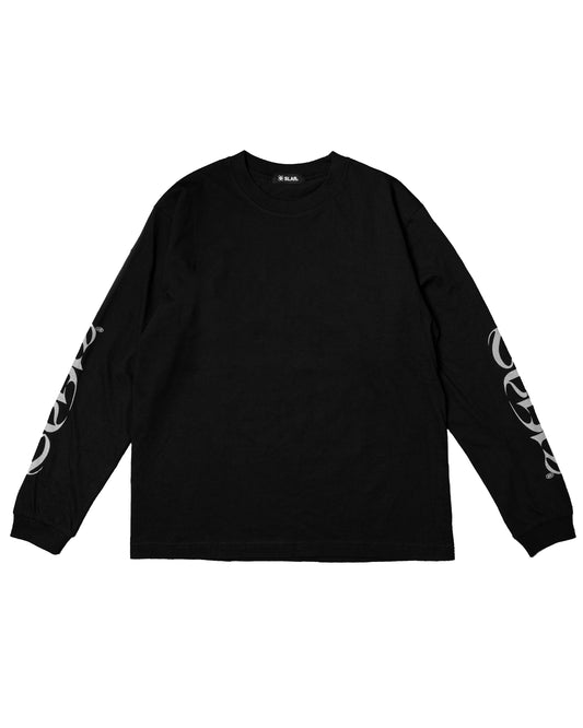 SLEEVE TYPOGRAPHY LONG T-SHIRT